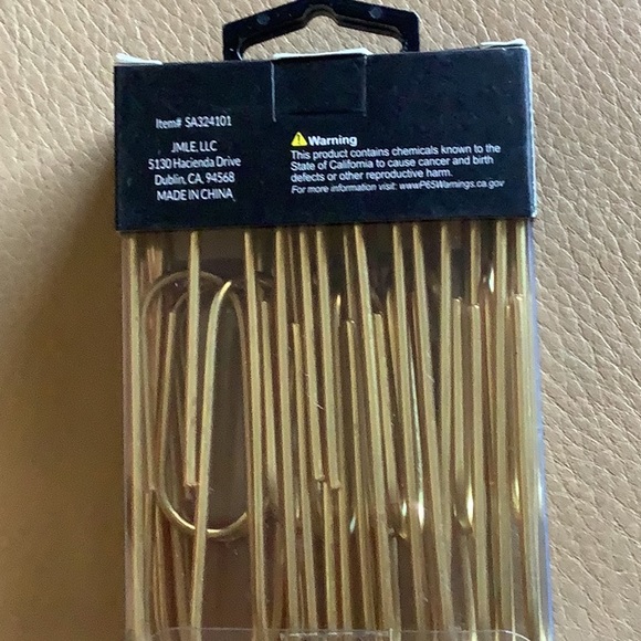 James Burke Gold Jumbo Paper Clips. - Picture 3 of 4